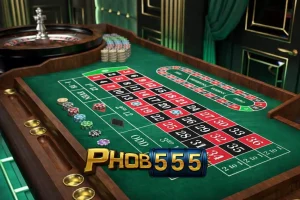 รูเล็ตยุโรปสด ที่ Phob555